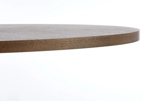 Masă de sufragerie Laraco (nuc + negru) (pentru 6 persoane). 1028077
