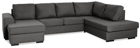 Colțar Scandinavian Choice 664Gri, 330x215x85cm, Picioare: Lemn