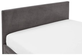 Pat pentru copii gri antracit tapițat fără somieră 90x200 cm Cool – Meise Möbel