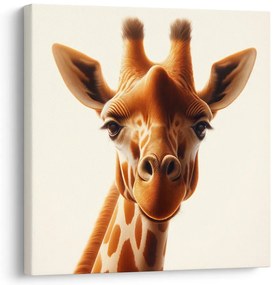 Tablou privire detaliată a girafei