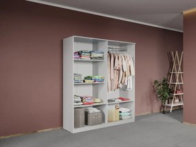 Set mobila dormitor 4 piese Alb Levi C06