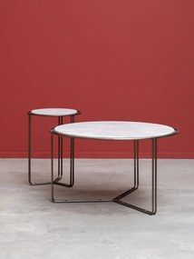 Masuta laterala, din metal si marmura, Prisac