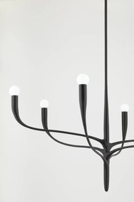 Candelabru LUX design elegant LABRA cu 6 surse de lumina 9606-AI-CE HVL