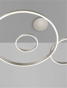 Lustra LED circulara cu 3 inele 80/60/40cm ELOWEN