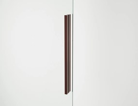 Usa culisanta de dus in nisa, 1300 mm, bordeaux metal, doua elemente, Ronal Oriana Bordeaux metal, 1300 mm
