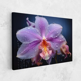 Tablou Canvas, 80x120cm, Dormitor si Living, Flori, Orhidee, Orchid In Rain