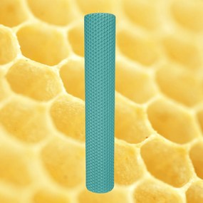 Lumanare naturala fagure din Ceara de Albine colorata Albastru Cenusiu 5,5 cm, 30 cm