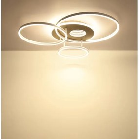 Globo 48466B-40-LED Plafonieră LED INVERTINA reglabilă, 40W/230V, 2700-6500K, 70 x 80,7 cm + telecomandă