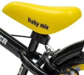 Bicicletă de echilibru Baby Mix Baby cu frânăTraveller, negru