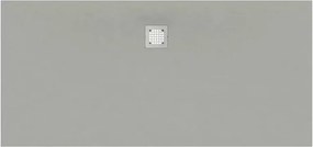 Cadita de dus dreptunghiulara Ideal Standard Ultra Flat S 180x90 cm gri asfaltic