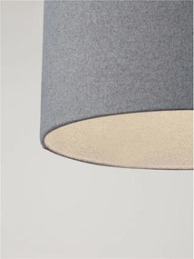 Lustra suspendata cu abajur gri SYRIN