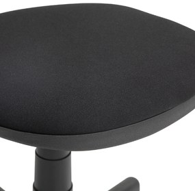 HOMCOM Scaun de Birou Rotativ cu Înălțime Reglabilă din Material Elastic, Negru | Aosom Romania
