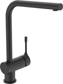 Baterie bucatarie Ideal Standard Ceralook BlueStart negru mat