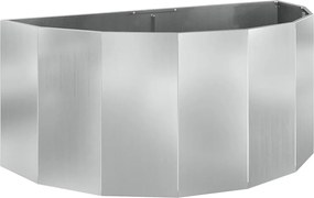 vidaXL Jardinieră Argintiu 120 x 60 x 50 cm Oțel Galvanizat