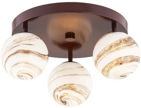 Plafonieră Argon 6292 FABIO 3xE14/7W/230V maro