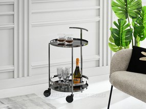 Măsuță de cafea Alfonzo (marmură neagră + negru). 1111551