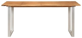 286476 vidaXL Masă de bucătărie, 180 x 90 x 76 cm, lemn masiv de acacia