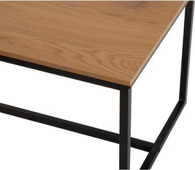 Măsuță de cafea în culoare naturală cu aspect de lemn de stejar 47x90 cm Norden – Bonami Essentials