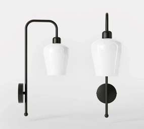 Aplica de perete design italian din alama si sticla Talis