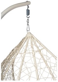 Fotoliu suspendat din ratan artificial crem Noela - Bonami Selection