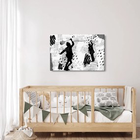 Tablou - Artă stradală - zarvă (90x60 cm)
