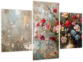 Tablou - Vaza de flori (90x60 cm)