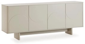 Comodă crem 180x75x40 cm Solei – MOME