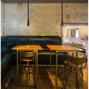 Lustră LED pe cablu MAXLIGHT P0372 COFFEE LED/7W/230V d. 3 cm negru