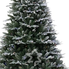 Molid înzăpezit 600 LED 210 cm