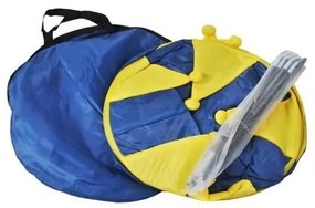 Cort de Joaca Pop-up XXL Pentru Copii NOVOKIDS™ Blue Castle, Pentru interior si exterior, Geanta transport inclusa, Dimensiuni 105X135 cm, Model