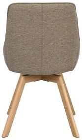Scaune de dining bej 2 buc. Alison – Rowico