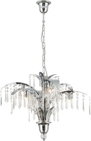 Lustra cristal eleganta stil modern Palme 6L chrome plated