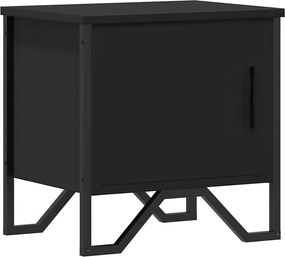 vidaXL Noptieră, negru, 40 x 30 x 40 cm, PAL