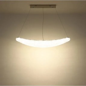 Globo 68524-40 - Lustru LED dimabil pe cablu KRISTALLA LED/40W/230V crom lucios + telecomandă