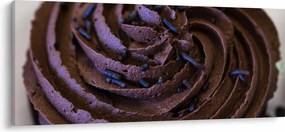 Tablou - Cupcake din ciocolată (120x50 cm)