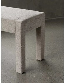 Bancă bej cu tapițerie din stofă bouclé Sitta – Blomus