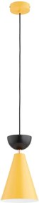 Lampă suspendată pe cablu ENTORI 1xE27/15W/230V galben/negru
