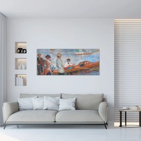 Tablou - Auguste Renoir, Oarsmen at Chatou, reproducere (120x50 cm)