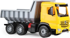 Camion basculant Mercedes GIGA TRUCKS, 65 cm, galben/gri