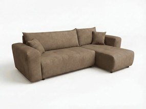 Coltar extensibil SORELA maro deschis, reversibil + 2 pernute gratuite