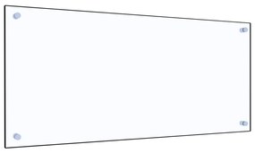 vidaXL Panou antistropi bucătărie transparent 90x40 cm sticlă securiz.