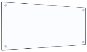 vidaXL Panou antistropi bucătărie transparent 90x40 cm sticlă securiz.