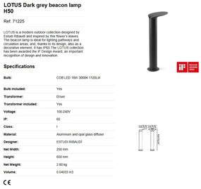 Stalp LED exterior design modern decorativ IP65 LOTUS 71225