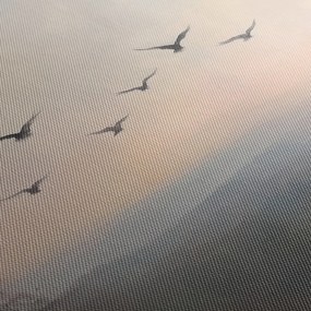 Tablou - Stol de păsări (120x50 cm)