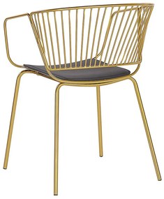 Set 2 buc. scaune de sufragerie RAGOR (auriu). 1022869
