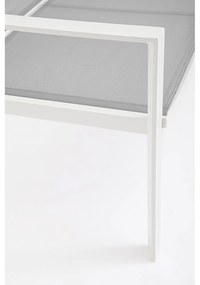 Set mobilier de grădină alb din aluminiu pentru 4 persoane Kallen – Bizzotto