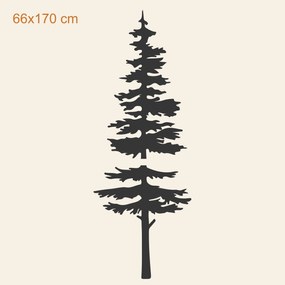 DUBLEZ | Decorațiune copac din lemn pentru perete - Conifer