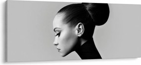 Tablou - Profilui femeii frumoase (120x50 cm)