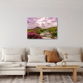 Tablou pe sticlă cu peisaj (70x50 cm)