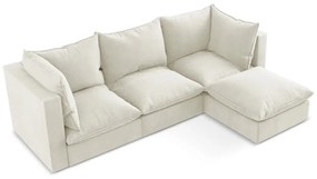 Colțar bej (cu colț pe partea dreaptă/cu șezlong) Manao – Makamii